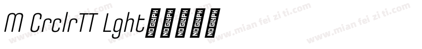 3M CircularTT Light字体转换